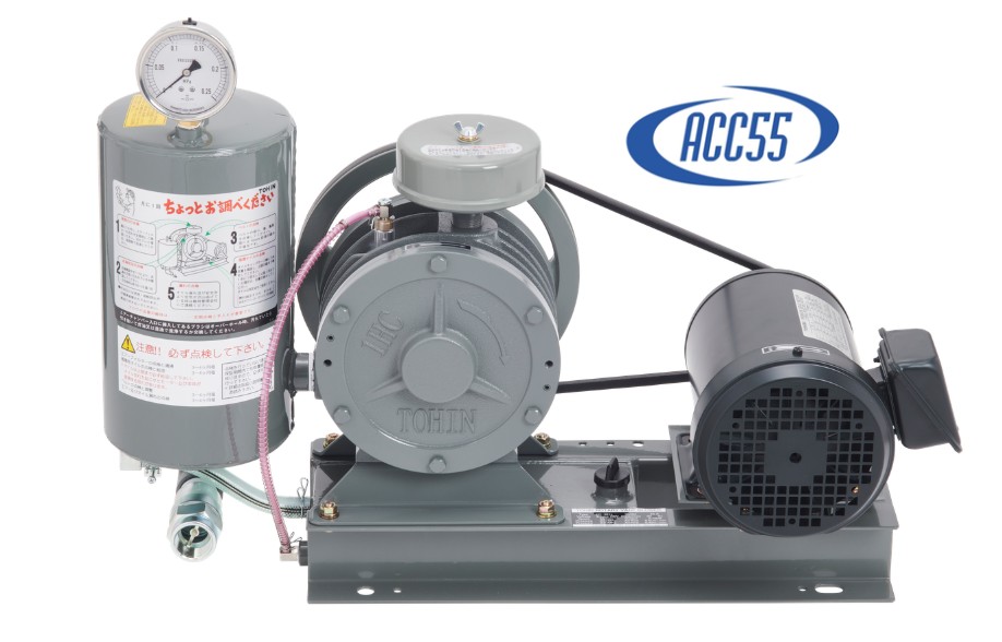 Đồng hồ áp suất và tem máy thổi khí Tohin HC-60S Nhật Bản