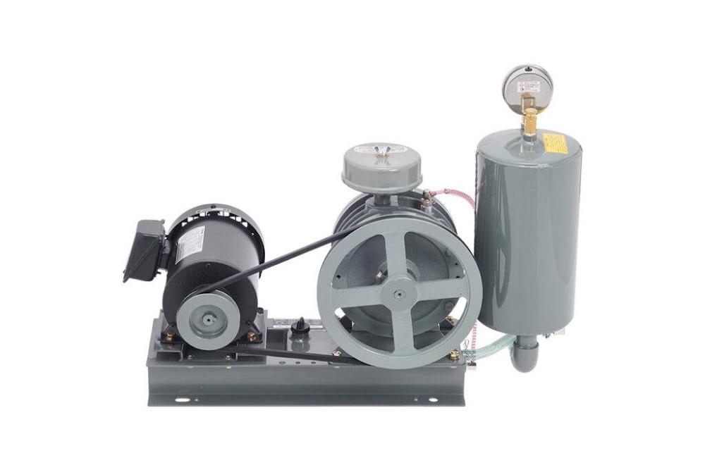 Hệ thống puly dây curoa truyền động bệ máy thổi khí Tohin HC-100S Nhật Bản
